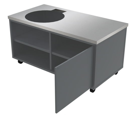 Large Kamado Outdoor Kitchen 1550mm x 800mm | Grey