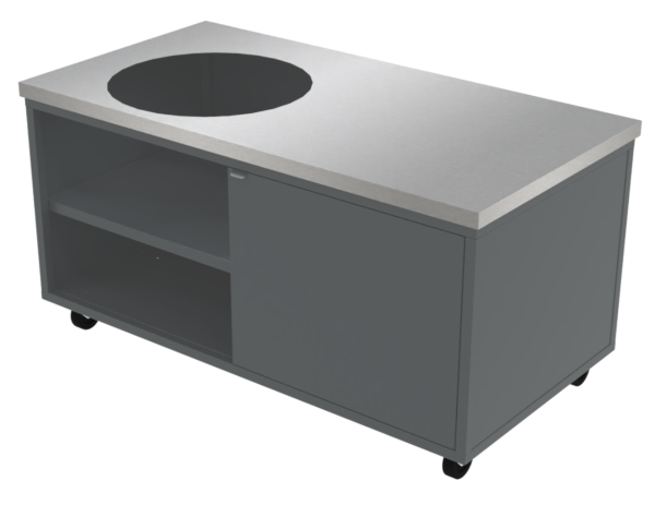 Large Kamado Outdoor Kitchen 1550mm x 800mm | Black