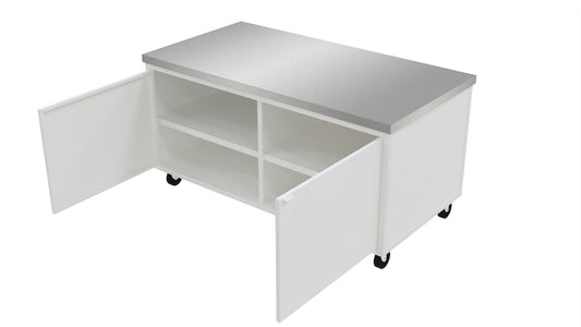 Large Pizza Oven Table - 1550mm x 800mm | White