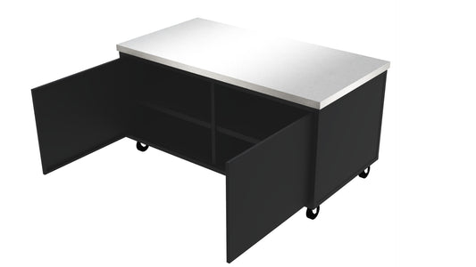 Large Pizza Oven Table - 1550mm x 800mm | Black