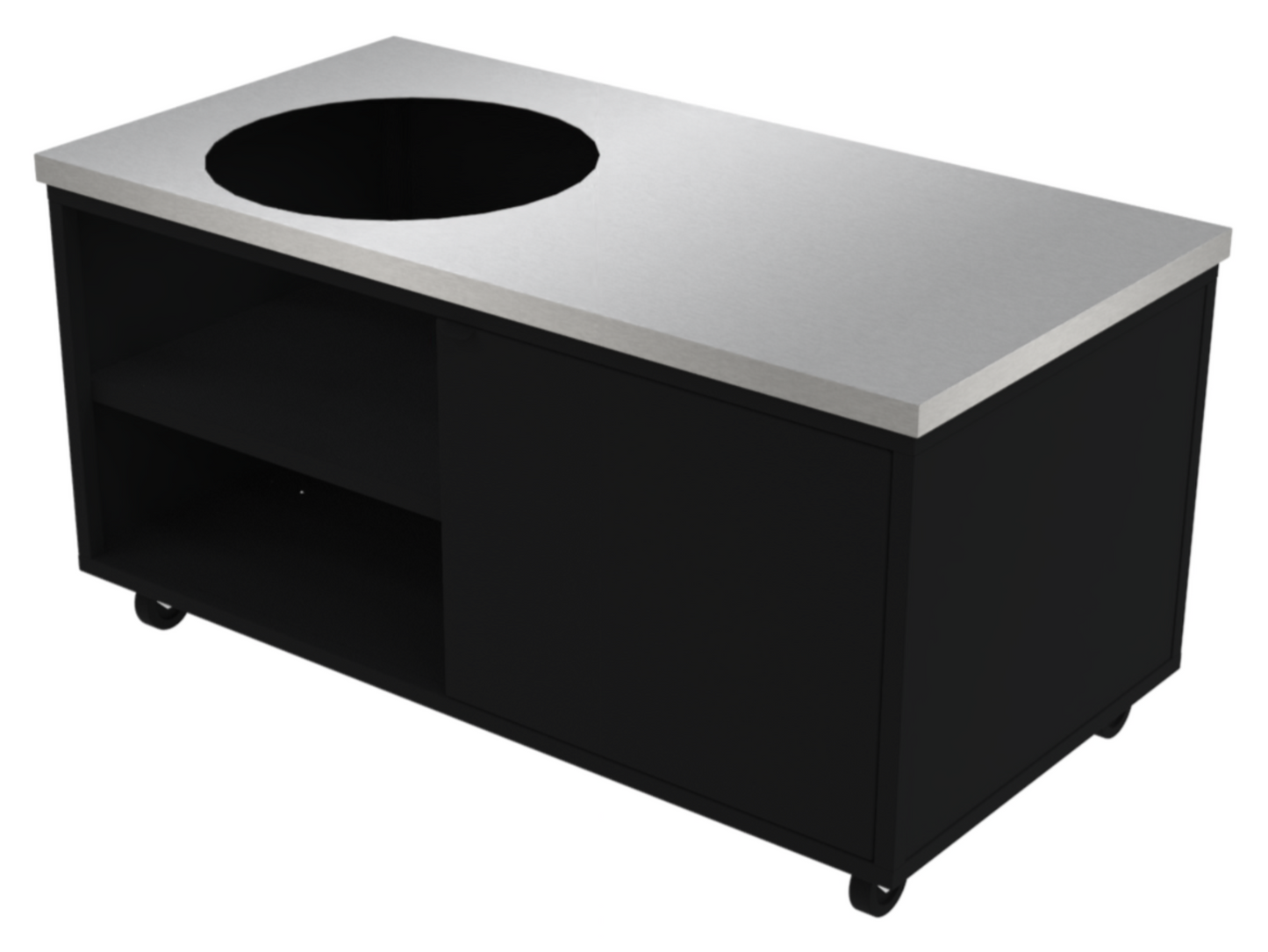Large Kamado Outdoor Kitchen 1550mm x 800mm | Grey