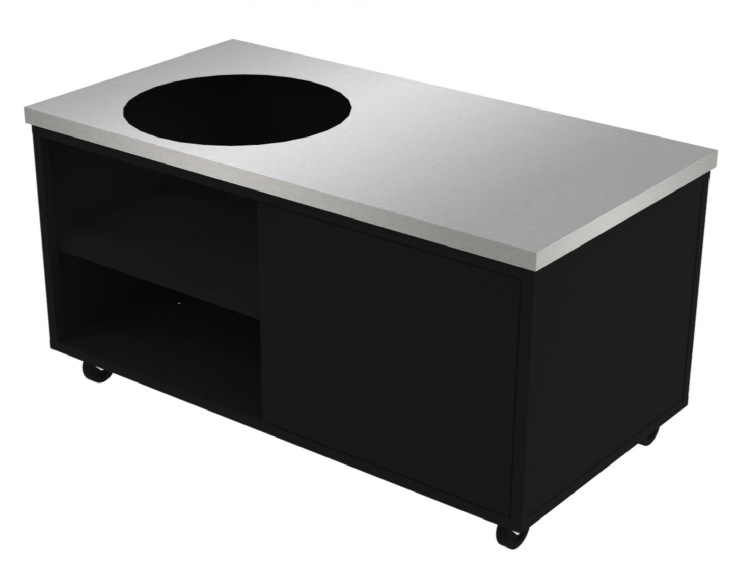 Large Kamado Outdoor Kitchen 1550mm x 800mm | White