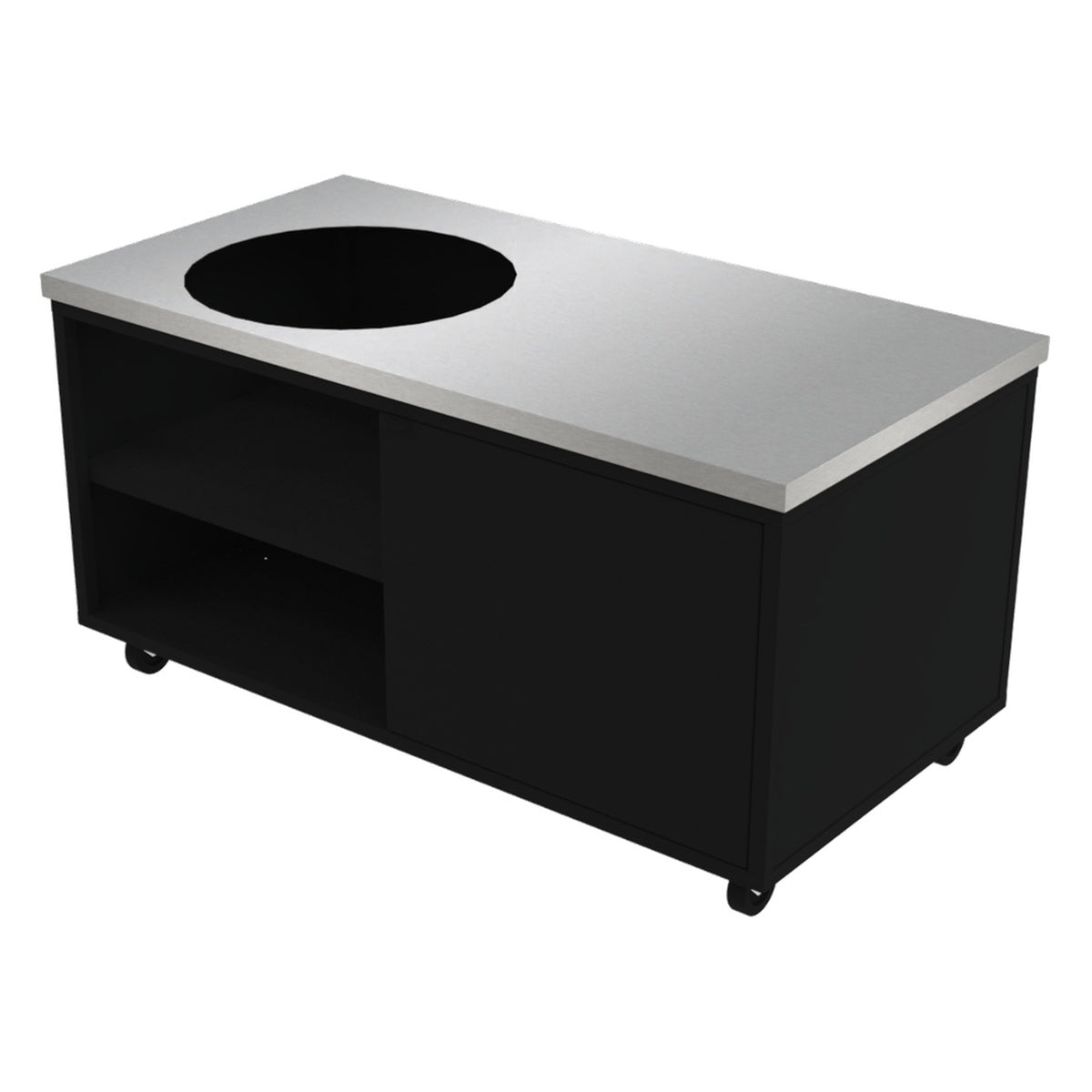 Extra Large Kamado Outdoor Kitchen 1800mm x 900mm | Black