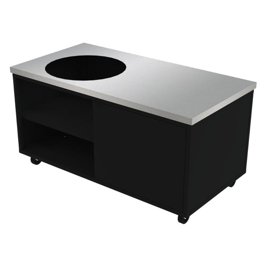 Large Kamado Outdoor Kitchen 1550mm x 800mm | Black