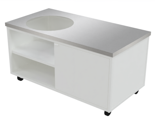 Extra Large Kamado Outdoor Kitchen 1800mm x 900mm | White