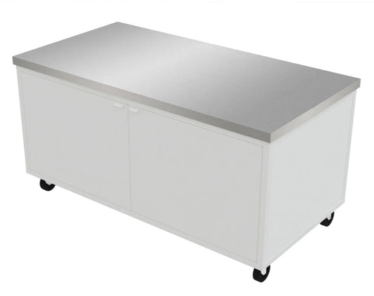 Large Pizza Oven Table - 1550mm x 800mm | White