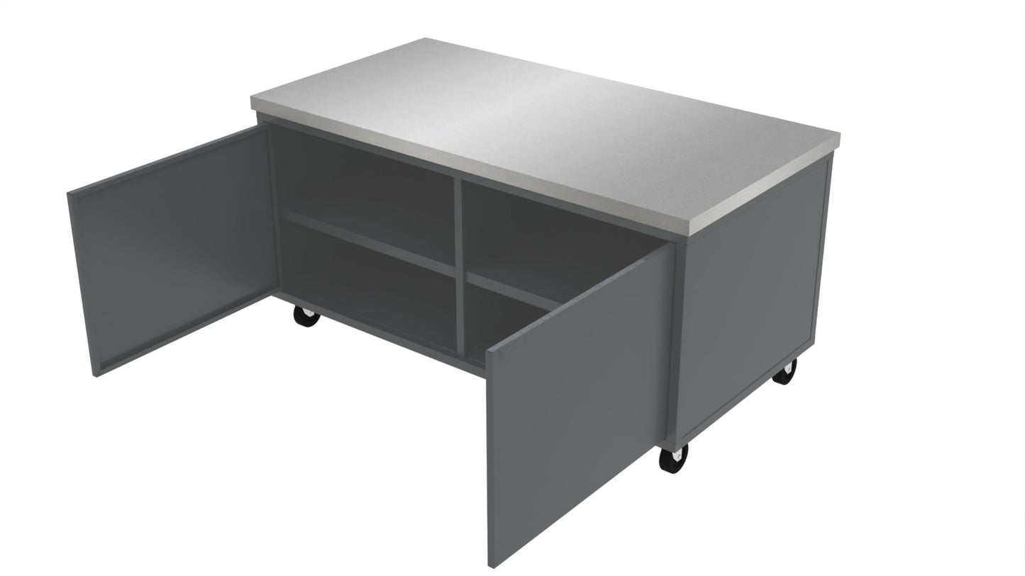 Large Pizza Oven Table - 1550mm x 800mm | Grey