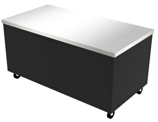 Large Pizza Oven Table - 1550mm x 800mm | Black