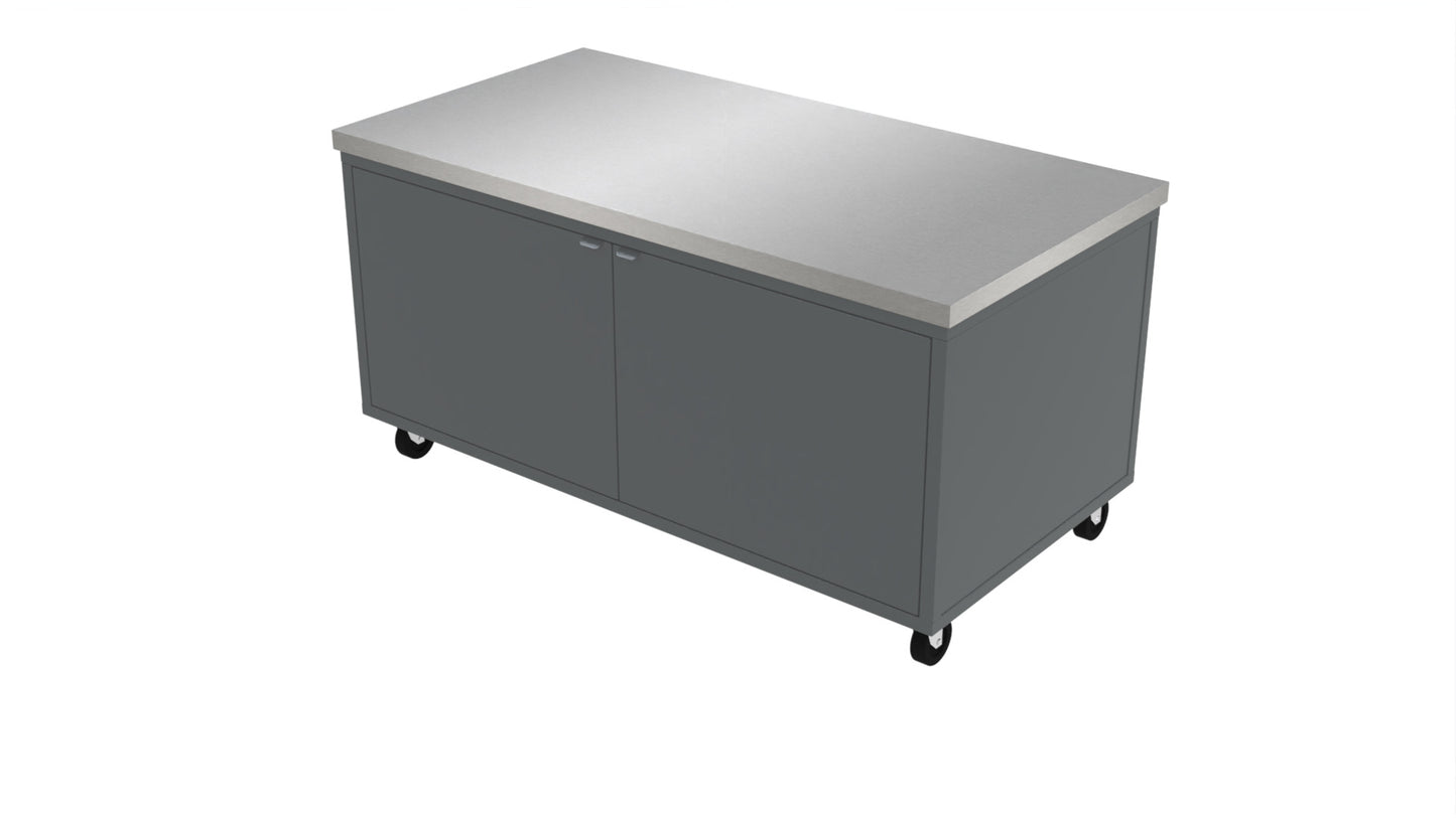 Large Pizza Oven Table - 1550mm x 800mm | White