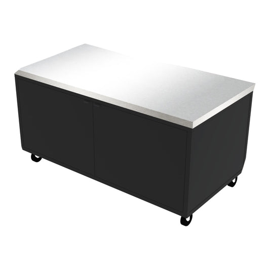 Large Pizza Oven Table - 1550mm x 800mm | Black