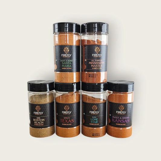 American BBQ Rub Selection Pack with 6 Essential Jars